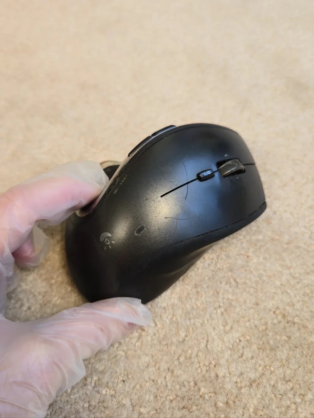 Logitech Performance MX M-R0007 Darkfield Black Wireless Mouse NO USB Dongle